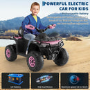 12V Electric Quad Car for Kids with Remote Control, 3 Speeds, Bluetooth, and LED Music Magic Cars 7