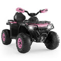 12V Electric Quad Car for Kids with Remote Control, 3 Speeds, Bluetooth, and LED Music Magic Cars Variant 0
