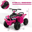 12V Kids Ride-On ATV with Adjustable Speed and Comfortable Seat Magic Cars 4