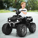 12V Kids Ride-On ATV with LED Lights and Treaded Tires, Black Magic Cars 2