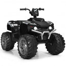 12V Kids Ride-On ATV with LED Lights and Treaded Tires, Black Magic Cars Variant 0
