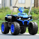 12V Kids Ride-On ATV with LED Lights and Treaded Tires Navy Magic Cars 3
