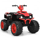 12V Kids Ride-On ATV with LED Lights and Treaded Tires - Red Magic Cars Variant 0