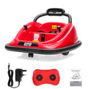 12V Kids Electric Ride-On Bumper Car with 360° Spin and Parent Remote Control Magic Cars 16