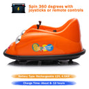 12V Kids Ride-On Bumper Car with 360° Spinning, Electric Remote Control, LED Lights, and Music Magic Cars 5