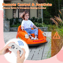 12V Kids Ride-On Bumper Car with 360° Spinning, Electric Remote Control, LED Lights, and Music Magic Cars 8