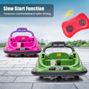 12V Kids Ride-On Bumper Car Electric Vehicle with 360° Spinning and LED Lights Remote Control Magic Cars 10
