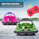 12V Kids Ride-On Bumper Car Electric Vehicle Toy with 360° Spinning and Remote Control Magic Cars 11