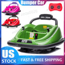 12V Kids Ride-On Bumper Car Electric Vehicle Toy with 360° Spinning and Remote Control Magic Cars 9