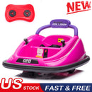 12V Kids Electric Ride-On Bumper Car with 360° Spinning, Remote Control, and LED Lights Magic Cars Variant 0