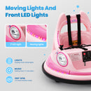 12V Kids Electric Ride-On Bumper Car with 360-Degree Spin, Remote Control, and LED Lights Magic Cars 2