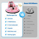12V Kids Electric Ride-On Bumper Car with 360-Degree Spin, Remote Control, and LED Lights Magic Cars 6