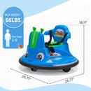 12V Kids Electric Ride-On Bumper Car with 360° Spinning, Remote Control, and MP3 Player Magic Cars 16