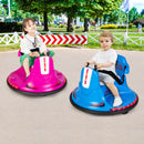 12V Electric Pink Ride-On Bumper Car for Toddlers with Remote Control Magic Cars 3