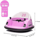 12V Battery-Powered Kids Ride-On Bumper Car with Music for Toddlers Magic Cars 10