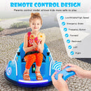 12V Kids Ride-On Bumper Car with Remote Control, Flashing LED Lights, and Music – Navy Magic Cars 6