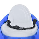 12V Kids Ride-On Bumper Car Toy with Remote Control and Flashing LED Lights for Toddlers - Blue Magic Cars 3