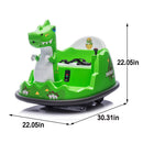 12V Kids Ride-On Bumper Car with Parent Remote Control, 360° Rotation, and Anti-Collision Strip Magic Cars 1