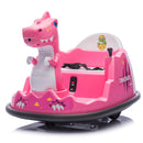 12V Kids Ride-On Dinosaur Bumper Car with Parental Remote Control and Detailed Design Magic Cars 4