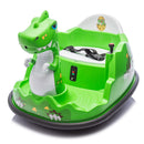 12V Kids Ride-On Bumper Car with Parent Remote Control Dinosaur Shape and Element Design Magic Cars 2