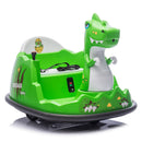 12V Kids Ride-On Bumper Car with Parental Control Dinosaur Shape and Element Design Magic Cars 19