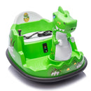 12V Kids Ride-On Bumper Car with Parental Control Dinosaur Design 2WD Magic Cars 8