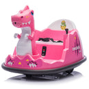12V Kids Ride-On Bumper Car with Parental Remote Control Dinosaur Shape and Element Design Magic Cars 5