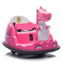 12V Kids Ride-On Bumper Car with Parental Remote Control Dinosaur Shape and Element Design Magic Cars 8