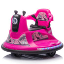 12V Kids Ride-On Bumper Car with Parental Control and 360-Degree Rotation, Two-Handed Steering Magic Cars 4