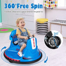 12V Kids Ride-On Bumper Car with Remote Control, Lights, and Music – Blue Magic Cars 2