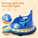 12V Toddler Electric Ride-On Bumper Car with 360° Spin, Remote Control, and LED Lights Magic Cars 21