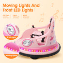 12V Toddler Electric Ride-On Bumper Car with 360° Spin, Remote Control, and LED Lights Magic Cars 2