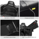 12V Kids Electric Ride-On Car with 2.4G RC, Lights, MP3, and Openable Doors – Black Magic Cars 9