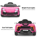12V Pink Kids Electric Ride-On Car with 2.4G RC, Lights, MP3, and Openable Doors Magic Cars 7