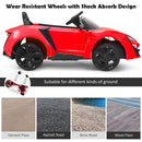 12V Kids Electric Ride-On Car with 2.4G RC, Lights, MP3, and Openable Doors - Red Magic Cars 5