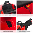 12V Kids Electric Ride-On Car with 2.4G RC, Lights, MP3, and Openable Doors - Red Magic Cars 9