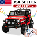 12V Kids Electric 2-Seater Ride-On Jeep Truck with MP3 Bluetooth Red Magic Cars 0