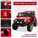 12V Kids Electric 2-Seater Ride-On Jeep Truck with MP3 Bluetooth Red Magic Cars 5