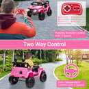 12V Electric 2-Seater Kids Ride-On Jeep Truck with Remote Control Magic Cars 2