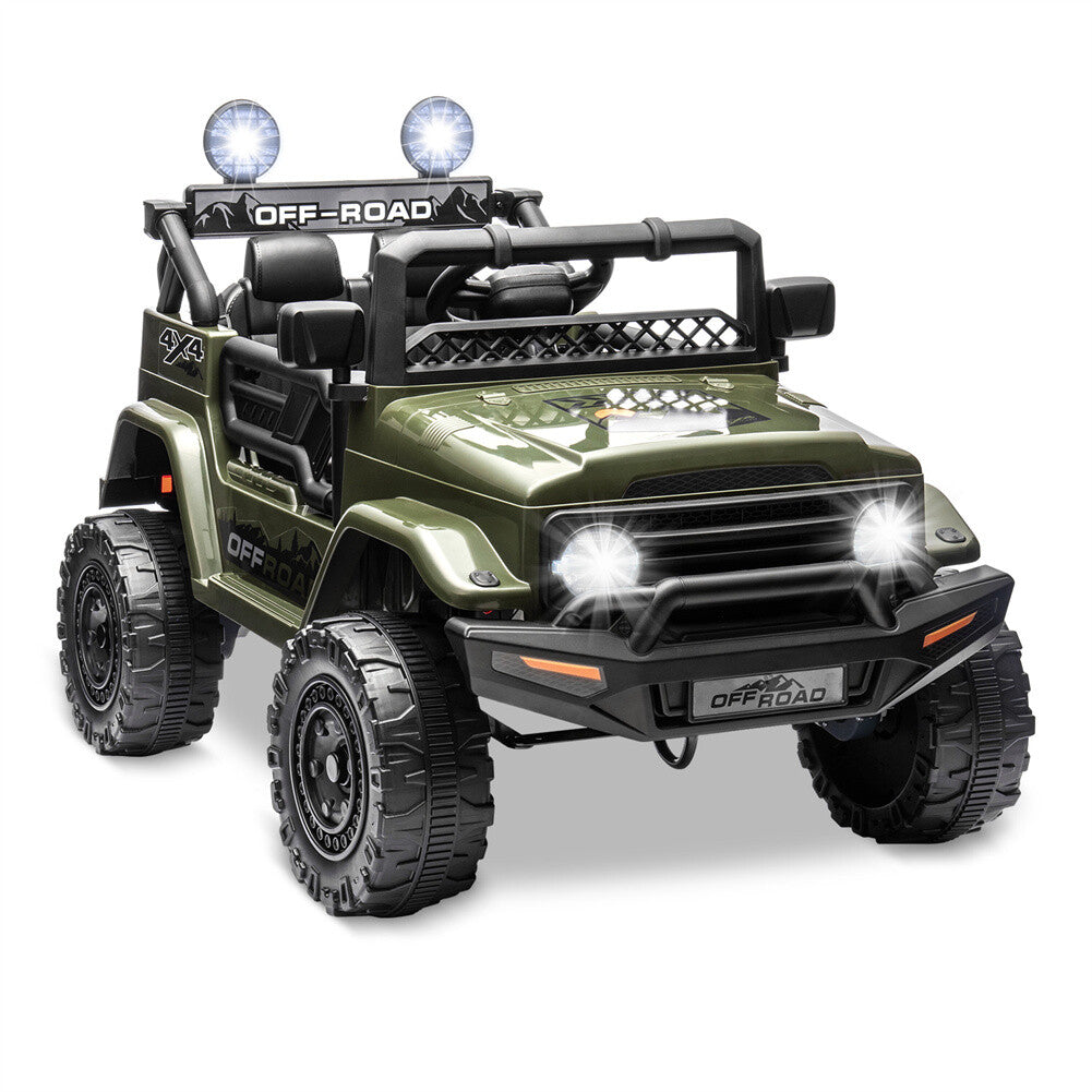 12V Kids Ride On Car 2 Seater Electric Vehicle Toy Truck Jeep w/Remote ...