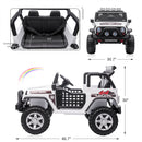 12V Electric 2-Seater Kids Ride-On Jeep Truck with Remote Control Magic Cars 15
