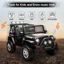 12V Electric 2-Seater Kids Ride-On Jeep Truck with Remote Control Magic Cars 1