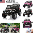 12V Electric 2-Seater Kids Ride-On Jeep Truck with Remote Control Magic Cars 1