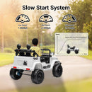 12V Kids 2-Seater Electric Ride-On Jeep Truck with Remote Control Magic Cars 16