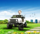 12V Kids Electric Ride-On Truck with 2 Seats, Bluetooth, LED Lights, Music, and Remote Control Magic Cars 4