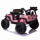 12V Electric Kids Ride-On Truck with Bluetooth, Remote Control, LED Lights, and 2-Seater Capacity Magic Cars 3