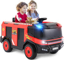 12V Electric Ride-On Fire Truck for Kids with 2 Seats and Remote Control Magic Cars 10