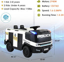 12V Electric Ride-On Fire Truck for Kids with 2 Seats and Remote Control Magic Cars 1