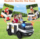12V Electric Ride-On Fire Truck for Kids with 2 Seats and Remote Control Magic Cars 5