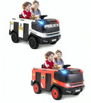 12V Electric Ride-On Fire Truck for Kids with 2 Seats and Remote Control Magic Cars 8